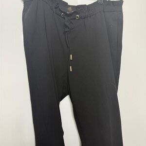Men's Black Drawstring Pants